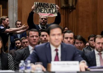 Capitol police arrest Rubio hearing disruptor, as Republican senator says ‘off to jail’